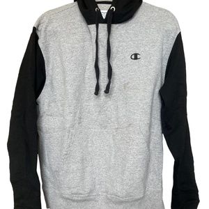 Champion grey and black hoodie